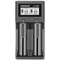 Зарядне LiitoKala Lii-CH2 1-2элемента 18650, 26650, 21700, АА, ААА Li-ion, IMR, LiFe, NiMH LCD від TypeC), мініатюра зображення № 8