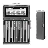 Зарядне LiitoKala Lii-CH4 1-4 еленментів Li-ion, IMR, LiFe, NiMH LCD, TypeC), мініатюра зображення № 3