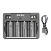 Зарядне LiitoKala Lii-D4 1-4елементів  Li-ion NiMH+NiCD+КРОНА 10440-32700  0,3 1А зарядне Type-C), мініатюра зображення № 3