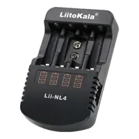Зарядне LiitoKala Lii-NL4 Ni-Mh/Ni-Cd 1-4 АА/ААА 500mA, 9V крона 50мА, від 220V від батарейки.com.ua, зображення 4