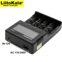 Зарядне LiitoKala Lii-PD4 Li-Ion, Ni-Mh, Ni-Cd, LiFePO4 4елемента 10440-26700 0,5/1/2А LCD), мініатюра зображення № 2