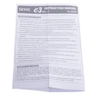 зарядне SkyRC e3 charger SK-100081, LiPo Liion 1-3S 11W 1,2A, від 220V), мініатюра зображення № 3