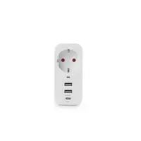 Зарядне VIDEX ONCORD 2xUSB 1xType-C 1xEU 2.4A  White), мініатюра зображення № 5
