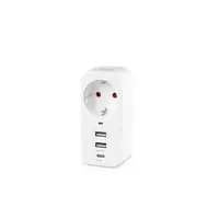 Зарядне VIDEX ONCORD 2xUSB 1xType-C 1xEU 2.4A  White), мініатюра зображення № 8