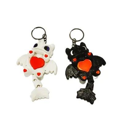 3D друк брелок - Дракон шарнірний