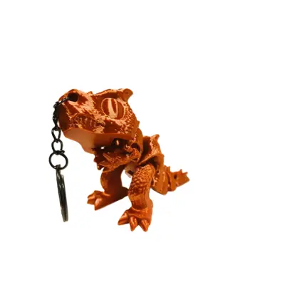 3D друк брелок - Дракон шарнірний