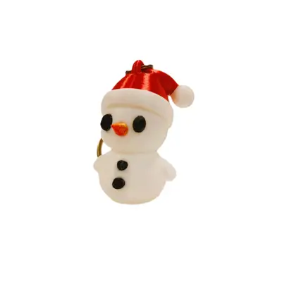 3D друк брелок - сніговик