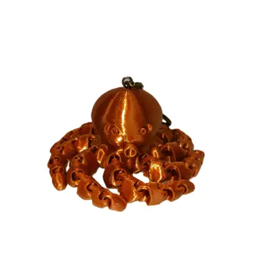 3D друк брелок - восьминіг рухомий