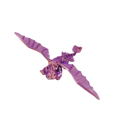 3D друк іграшка флексі-Дракон з крилами