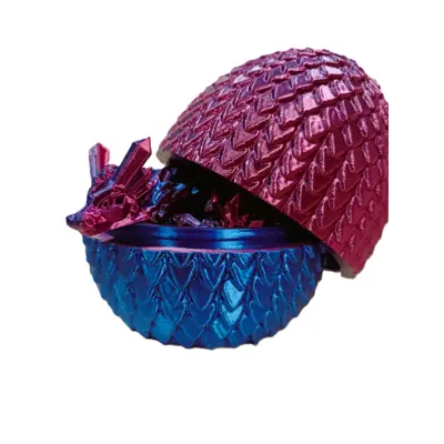 3D друк іграшка Яйце-дракона шарнірний