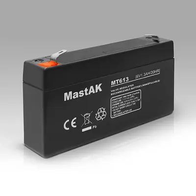 Акумулятор AGM Mastak MT613 6V 1.3A  98*25*56