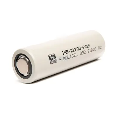 Акумулятор літієвий Molicel INR21700-P42A 4200mAh (струм розряду до 45A)