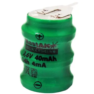 Акумуляторна збірка MastAK MH40B3AL2 3,6V 40mAh MH  d11*h19,5