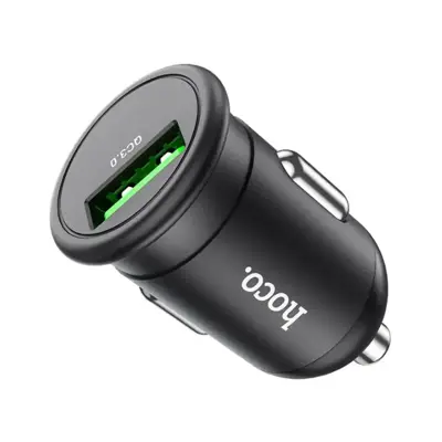 Автомобільне зарядне Hoco Z43 QC3.0 18W (1USB) чорний