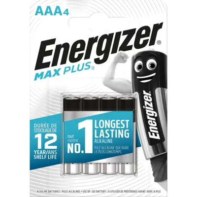 Батарейка ENERGIZER ААА LR03 MAXPLUS 1x4шт