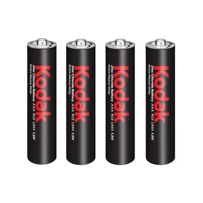 Батарейка KODAK ZINC ECONOMY R 03 коробка 1x4 шт.