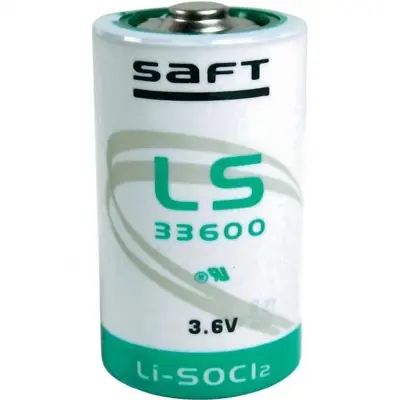 Батарейка SAFT LS 33600 STD, D Size 3,6В; 17Ач, Li-SOCl2