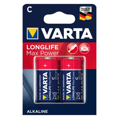 Батарейка VARTA LONGLIFE Max-Power LR14  4714 1x2 BL