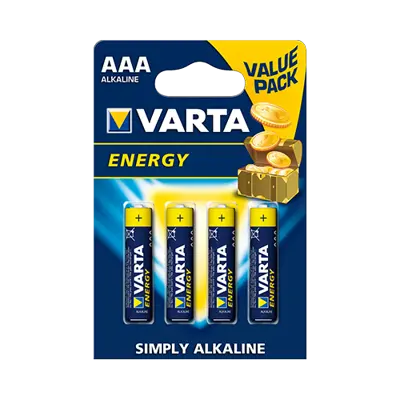 Батарейка VARTA LR03 (04103) ENERGY 1X4BL