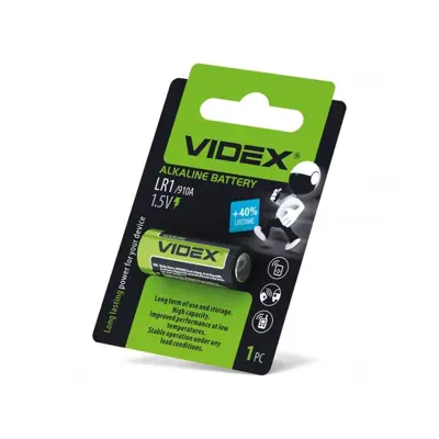 Батарейка Videx LR1 блистер 1шт