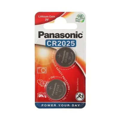 Батарейка літієва PANASONIC CR2025 Lithium, 3V, 1x4 шт