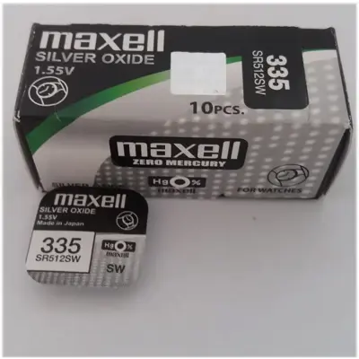 Батарейка в годинник MAXELL SR512SW-B1 (335) 1x10