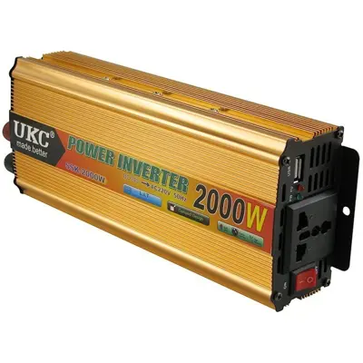 Інвертор UKC SSK-2000W  DC12V to AC220V