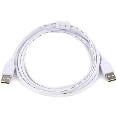 Кабель ATCOM USB - USB 1.8m white 16614