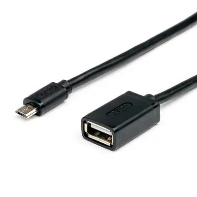 Кабель ATCOM OTG USB - Micro 0.8m 16028