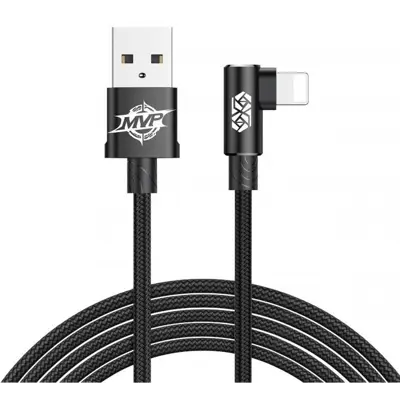 Кабель Baseus USB AM>iPhone MVP Elbo CALMVP-01 2A/1m.Black