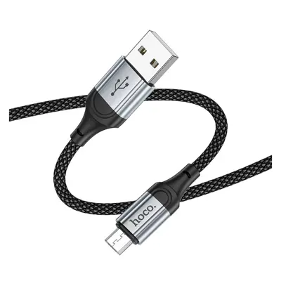 Кабель HOCO X102 USB - Micro 2,4A 1m чорний