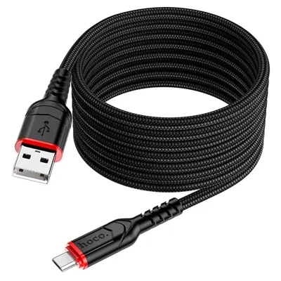 Кабель HOCO X59 USB - Micro 2,4A 2m чорний