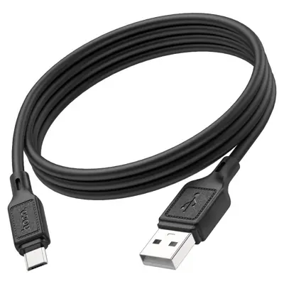 Кабель HOCO X90 USB - Micro 2,4A 1m silicone Black