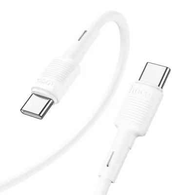 Кабель PD Power Delivery HOCO X83 Victory Type-С PD60W 1м білий
