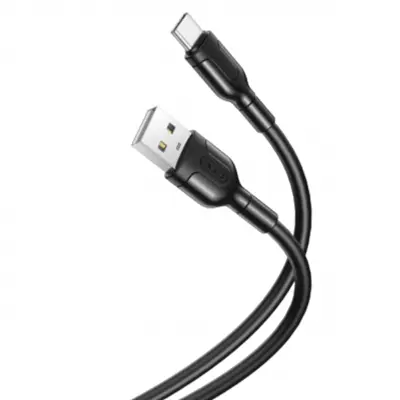 Кабель XO NB-212 USB - Type-C 2,1A 1m чорний