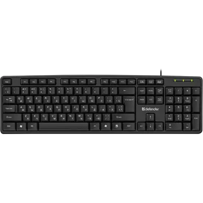 Клавіатура DEFENDER Element HB-520 USB UKR чорна
