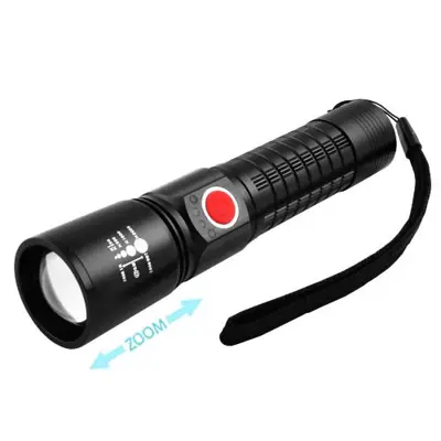 Ліхтарик ручний P520-P50 zoom Type-C 18650 3хААА 5 режимів