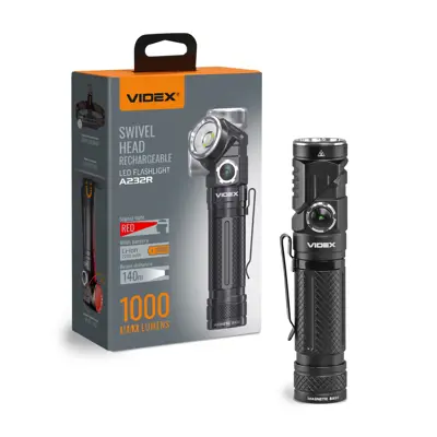 Ліхтар ручний VIDEX VLF-A232R 1000Lm 5000K