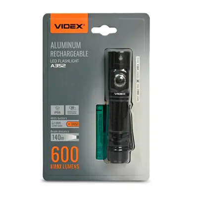 Ліхтар ручний VIDEX VLF-A352 600Lm 5000K