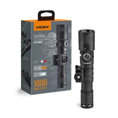 Ліхтар ручний тактичний VIDEX VLF-AT366 1000Lm 5000K