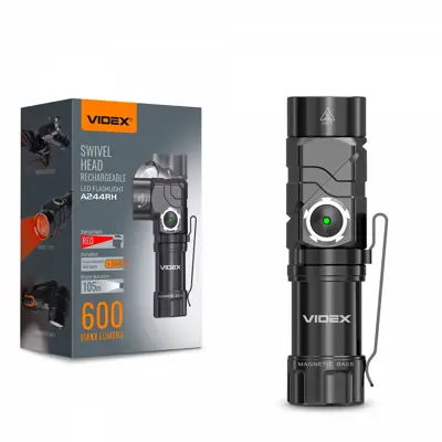 Ліхтарик VIDEX VLF-A244RH 600Lm 5000K USB-C