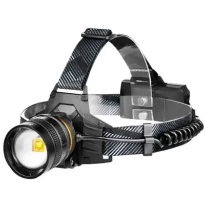 Ліхтарик налобний BL-A14-3-P90 zoom, Type-C, 3х18650 4 режими