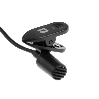 Мікрофон DEFENDER MIC-109 чорний, на прищіпці, 1,8 м