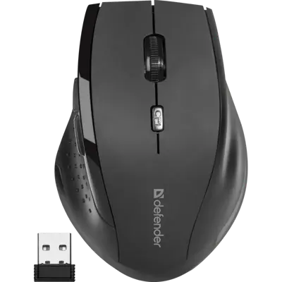 Миша бездротова DEFENDER Accura MM-365 6 кнопок 800-1600 dpi