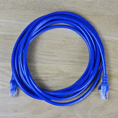 Патч-корд ATCOM RJ45 - RJ45 UTP Cat.5e 3m blue 9162