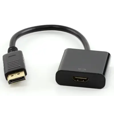 Перехідник ATCOM DisplayPort male - HDMI female 10см 16852