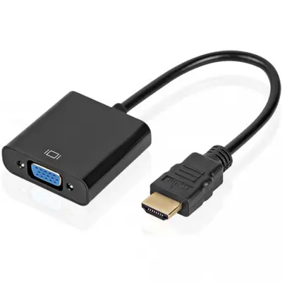 Перехідник ATCOM HDMI(male) -VGA(female), довжина кабелю 10см(9220)