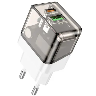 Мережеве Зарядне BOROFONE BA80A PD20W QC3.0 чорний