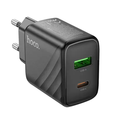 Зарядне HOCO CS23A (Type-C, 1USB) QC 3.0 PD30W чорний