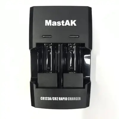 Зарядне MastAK MTL-123 для 2 елементів RCR123, RCR2 Li-Fe